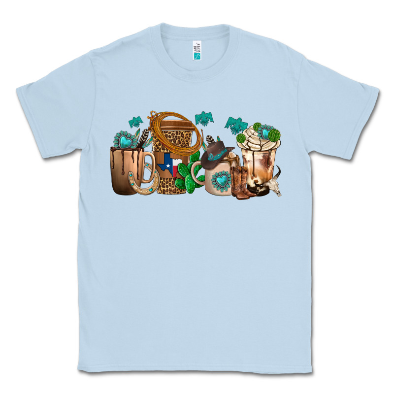 Western Coffee Cups Classic Tee by texasbilliewilder | Teevron