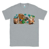 Heather Grey western coffee cups Classic Tee - texasbilliewilder