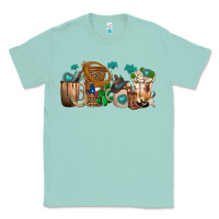 Seafoam western coffee cups Classic Tee - texasbilliewilder