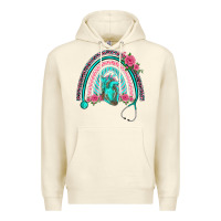 Sandshell nurse life spring stethoscope heart rainbow Premium Hoodie - BarkalooDesign