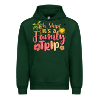 Forest Green oh ship its a family trip summer vacation Urban Hoodie - MaliasSmallBusiness