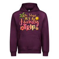 Mauve Wine oh ship its a family trip summer vacation Urban Hoodie - MaliasSmallBusiness