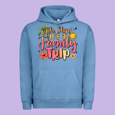 Oh Ship Its A Family Trip Summer Vacation Urban Hoodie Designed By Maliassmallbusiness