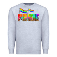 Heather Grey pride Premium Sweatshirt - HRA Design Shop