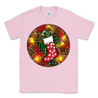 Bubblegum Pink Santa Stocking Christmas Classic Tee - RanaPortraitStore