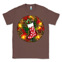 Chestnut Santa Stocking Christmas Classic Tee - RanaPortraitStore