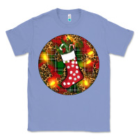 Colony Blue Santa Stocking Christmas Classic Tee - RanaPortraitStore