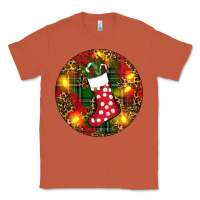 Copper Santa Stocking Christmas Classic Tee - RanaPortraitStore