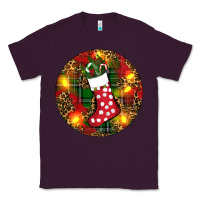 Plum Santa Stocking Christmas Classic Tee - RanaPortraitStore