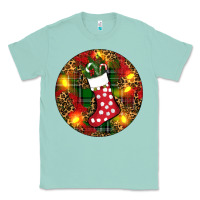 Seafoam Santa Stocking Christmas Classic Tee - RanaPortraitStore