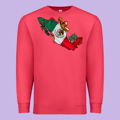 Mexico Premium Sweatshirt Designed By Cowhidedigitalart