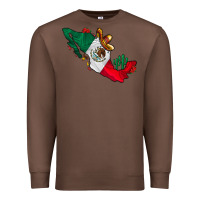 Chestnut mexico Premium Sweatshirt - CowhideDigitalArt