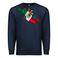 Navy mexico Premium Sweatshirt - CowhideDigitalArt