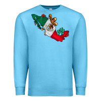 Ocean Blue mexico Premium Sweatshirt - CowhideDigitalArt