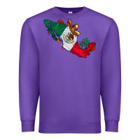 Purple mexico Premium Sweatshirt - CowhideDigitalArt