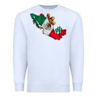 White mexico Premium Sweatshirt - CowhideDigitalArt