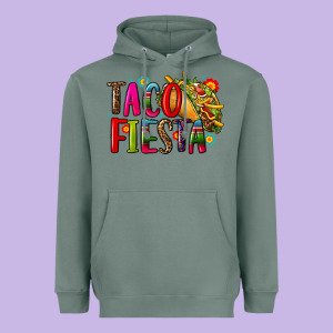 Taco Fiesta Heavyweight Hoodie Designed By Cts Tumbler Store