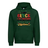 Forest Green black history month malia Urban Hoodie - MaliasSmallBusiness