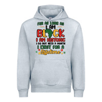 Heather Grey black history month malia Urban Hoodie - MaliasSmallBusiness