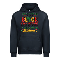 Navy black history month malia Urban Hoodie - MaliasSmallBusiness