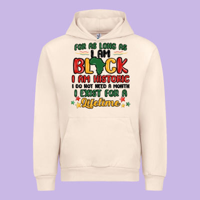 Black History Month Malia Urban Hoodie Designed By Maliassmallbusiness