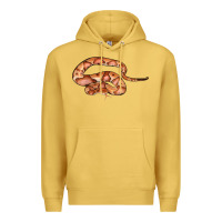 Antique Gold Copperhead Snake Illustrations Premium Hoodie - LillyAllenDesigns