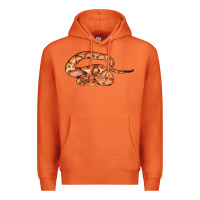 Carrot Copperhead Snake Illustrations Premium Hoodie - LillyAllenDesigns