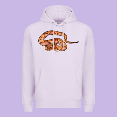 Copperhead Snake Illustrations Premium Hoodie Designed By Lillyallendesigns