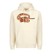 Sandshell Copperhead Snake Illustrations Premium Hoodie - LillyAllenDesigns