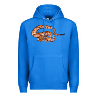 True Royal Copperhead Snake Illustrations Premium Hoodie - LillyAllenDesigns