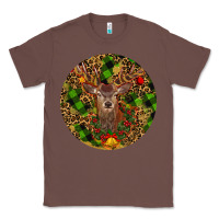 Chestnut Christmas Reindeer Classic Tee - RanaPortraitStore