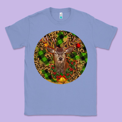 Christmas Reindeer Classic Tee Designed By Ranaportraitstore