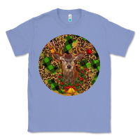 Colony Blue Christmas Reindeer Classic Tee - RanaPortraitStore
