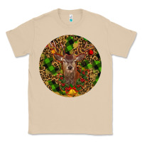 Mushroom Christmas Reindeer Classic Tee - RanaPortraitStore