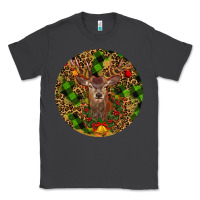 Smoke Christmas Reindeer Classic Tee - RanaPortraitStore