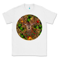 White Christmas Reindeer Classic Tee - RanaPortraitStore