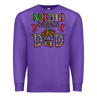 Purple nacho average dad Premium Sweatshirt - CowhideDigitalArt