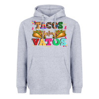 Heather Grey tacos before vatos Heavyweight Hoodie - CTS Tumbler Store