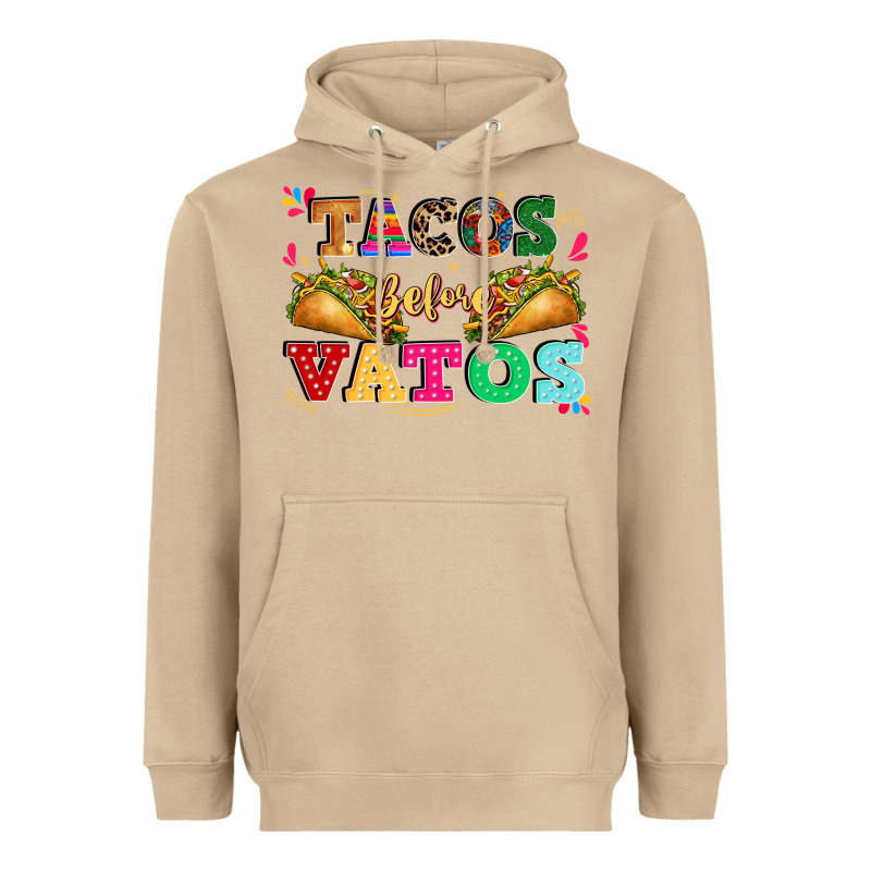Tacos Before Vatos Heavyweight Hoodie by CTS Tumbler Store | Teevron