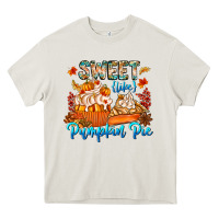 Cream Sweet Like Pumpkin Pie Heavy Core Tee - CowhideDigitalArt
