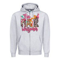 Heather Grey the hair whisperer Zipper Hoodie - texasbilliewilder