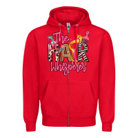 Red the hair whisperer Zipper Hoodie - texasbilliewilder