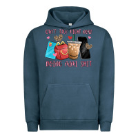 Pigment Midnight Navy can't talk right now doing mimi shit Urban Hoodie - MaliasSmallBusiness