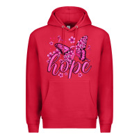 Cardinal hope breast cancer butterfly Premium Hoodie - Jasminsmagicworld