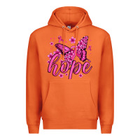 Carrot hope breast cancer butterfly Premium Hoodie - Jasminsmagicworld