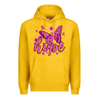Lemon hope breast cancer butterfly Premium Hoodie - Jasminsmagicworld
