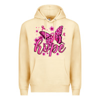 Pina Colada hope breast cancer butterfly Premium Hoodie - Jasminsmagicworld