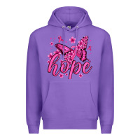 Purple hope breast cancer butterfly Premium Hoodie - Jasminsmagicworld