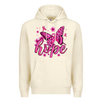 Sandshell hope breast cancer butterfly Premium Hoodie - Jasminsmagicworld