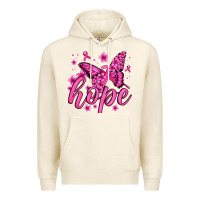 Tofu hope breast cancer butterfly Premium Hoodie - Jasminsmagicworld
